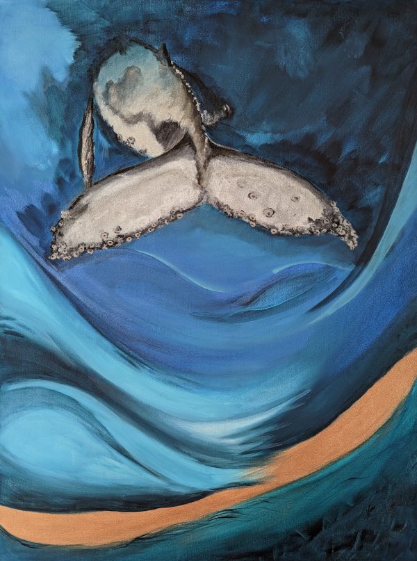Original whale art